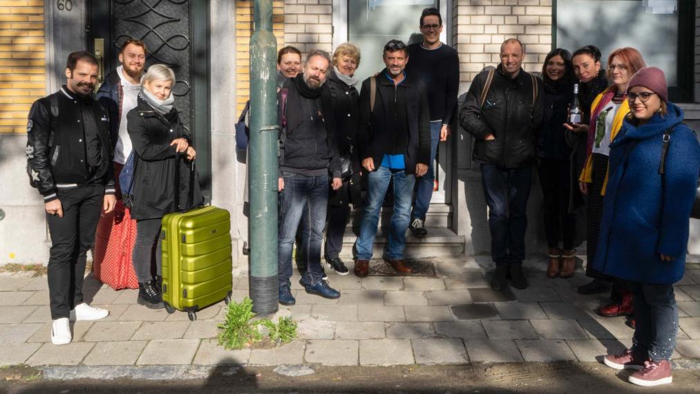 Enkele internationale deelnemers van het Big Deal project in Vilvoorde, november 2019