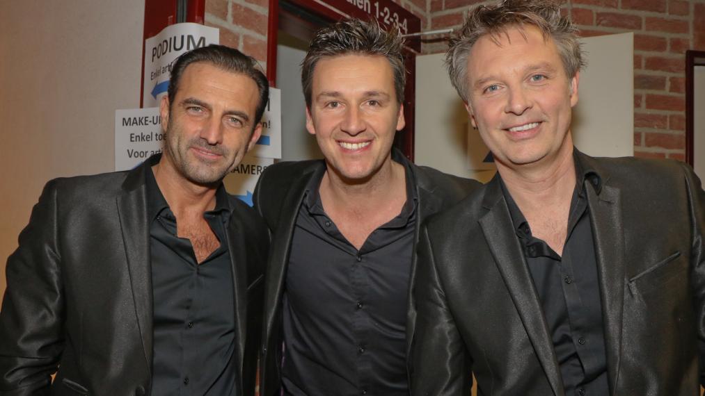 Gunther Levi, Davy Gilles en Chris Van Tongelen van De Romeo's