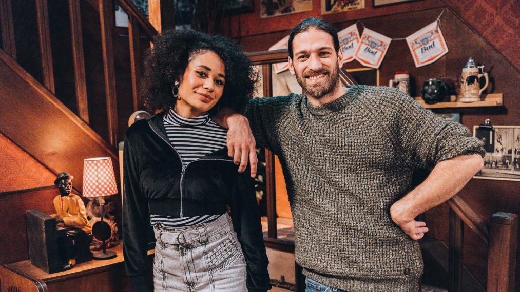 Jools Jatta Janssens en VIncent Banic in Familie