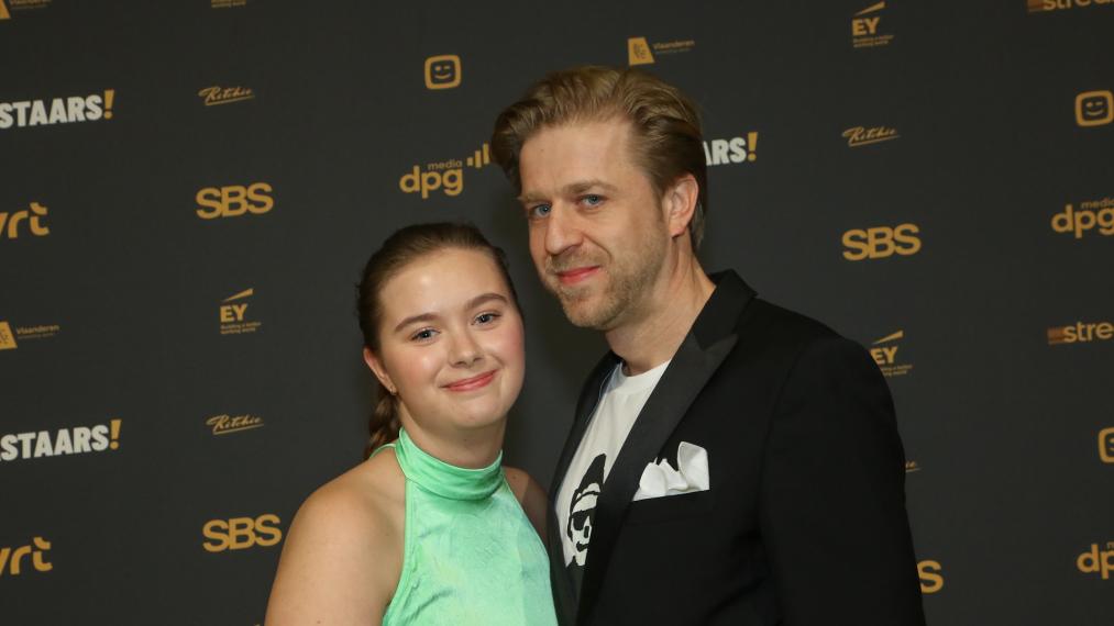 Seppe Nobels met dochter Kaya Nobels