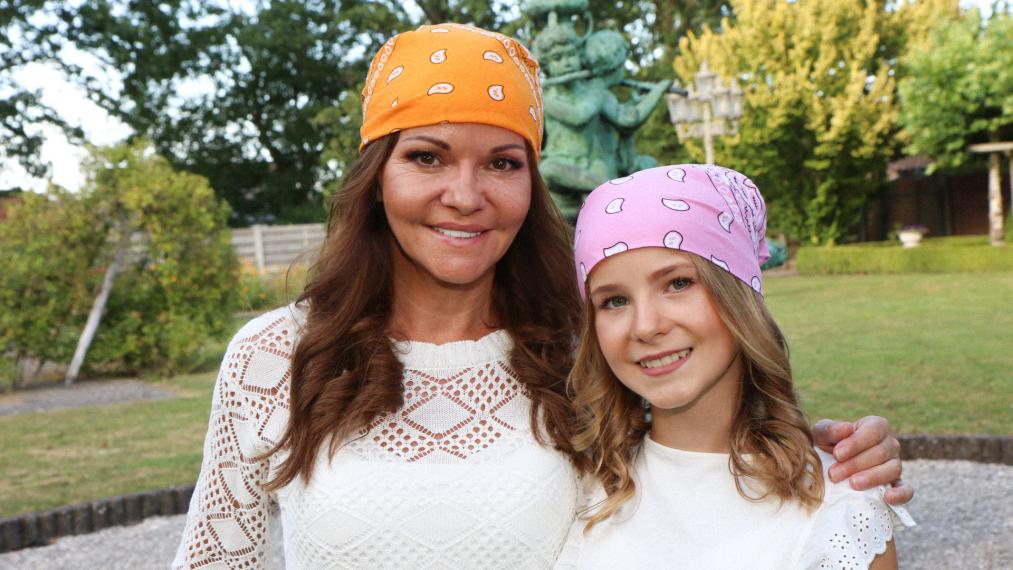 Tina Bride met dochter Louise