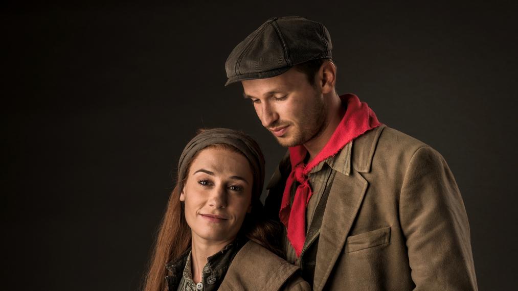 Ianthe Tavernier en Michiel De Meyer in Daens