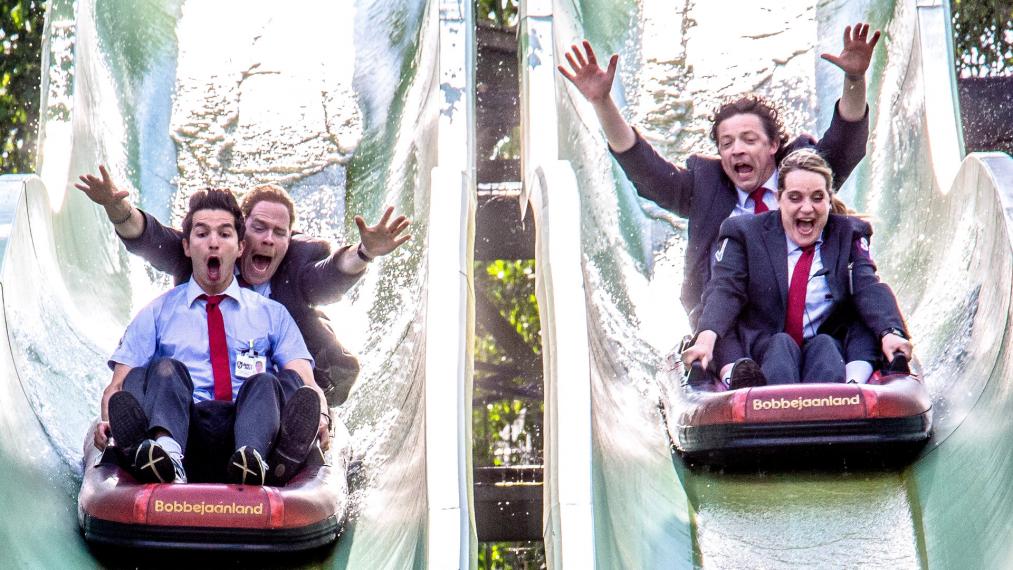 Safety First met Matteo Simoni, Bruno Vanden Broecke, Ben Segers en Ruth Beeckmans