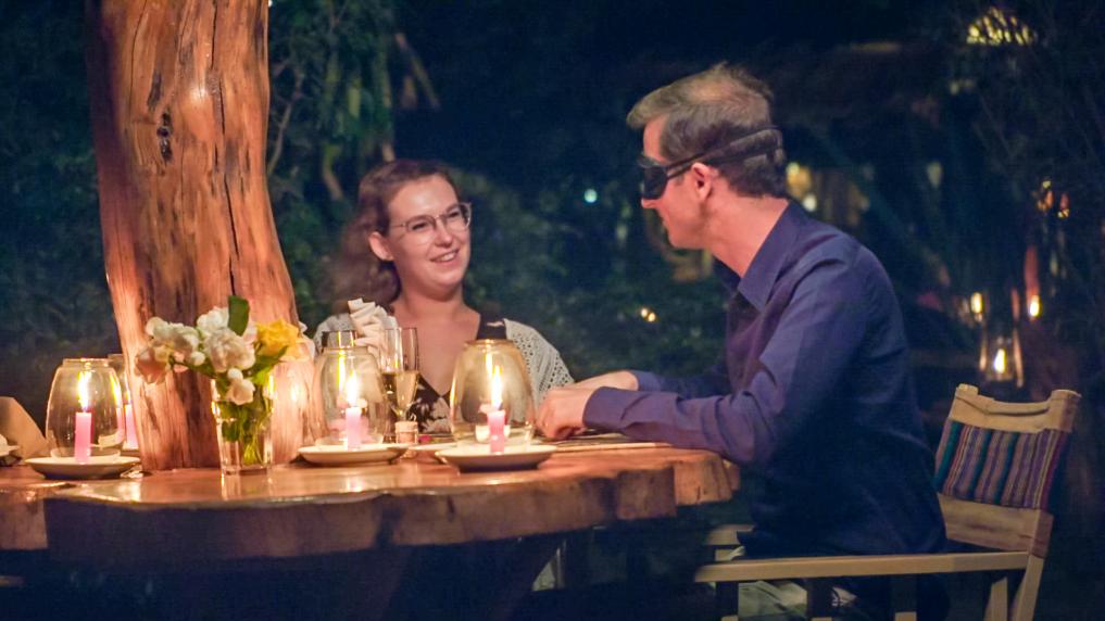 Winnie Bogaerts en Jonah Hulselmans uit Blind Getrouwd