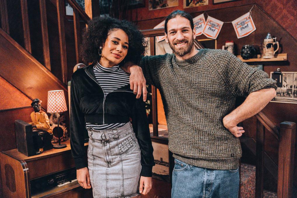 Jools Jatta Janssens en VIncent Banic in Familie