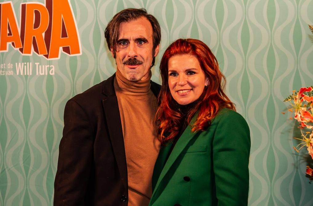 Jan Schepens met zijn vrouw Katja Retsin