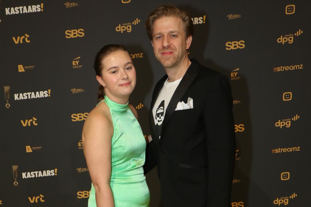 Seppe Nobels met dochter Kaya Nobels