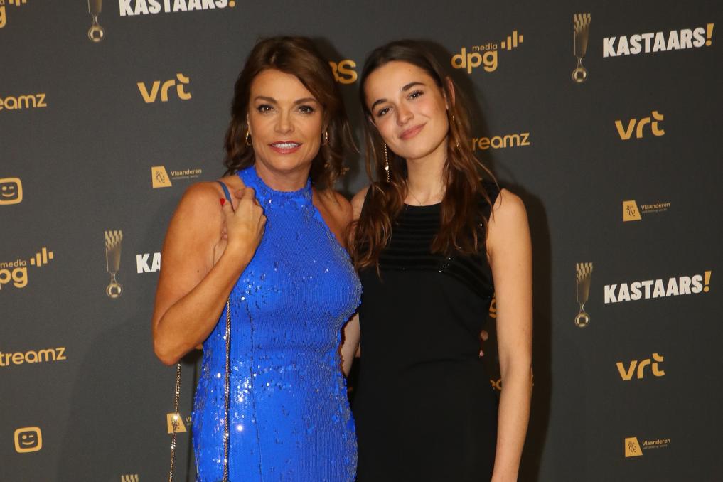 Goedele Liekens met dochter Celeste