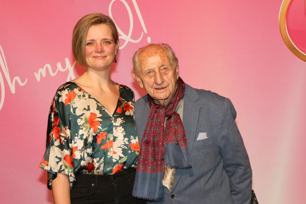 Ray Verhaeghe met kleindochter Sara