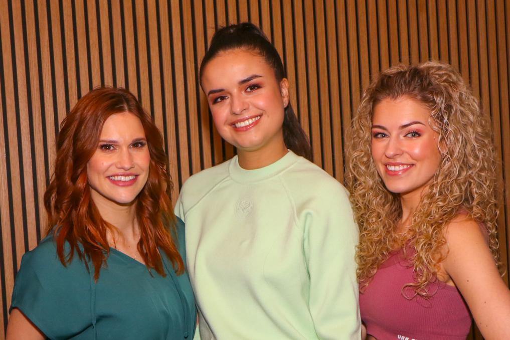 Hanne Verbruggen, Julia Boschman en Marthe De Pillecyn van K3