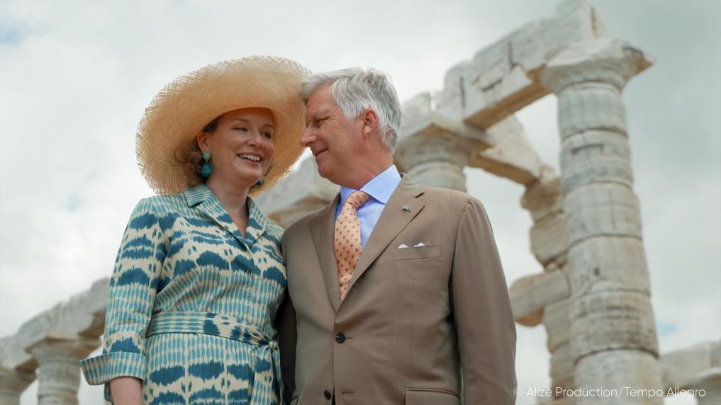 Koningin Mathilde en Koning Filip