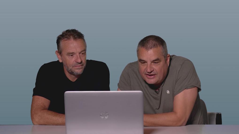 Tom Waes en Frank Lammers