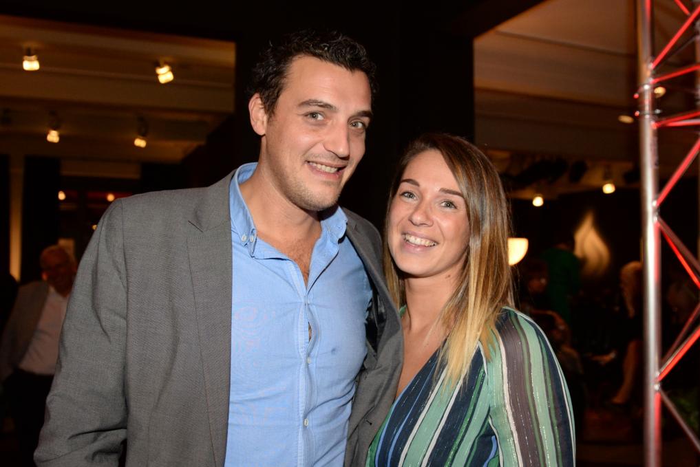 Dylan Vanholme met ex-vriendin Bo