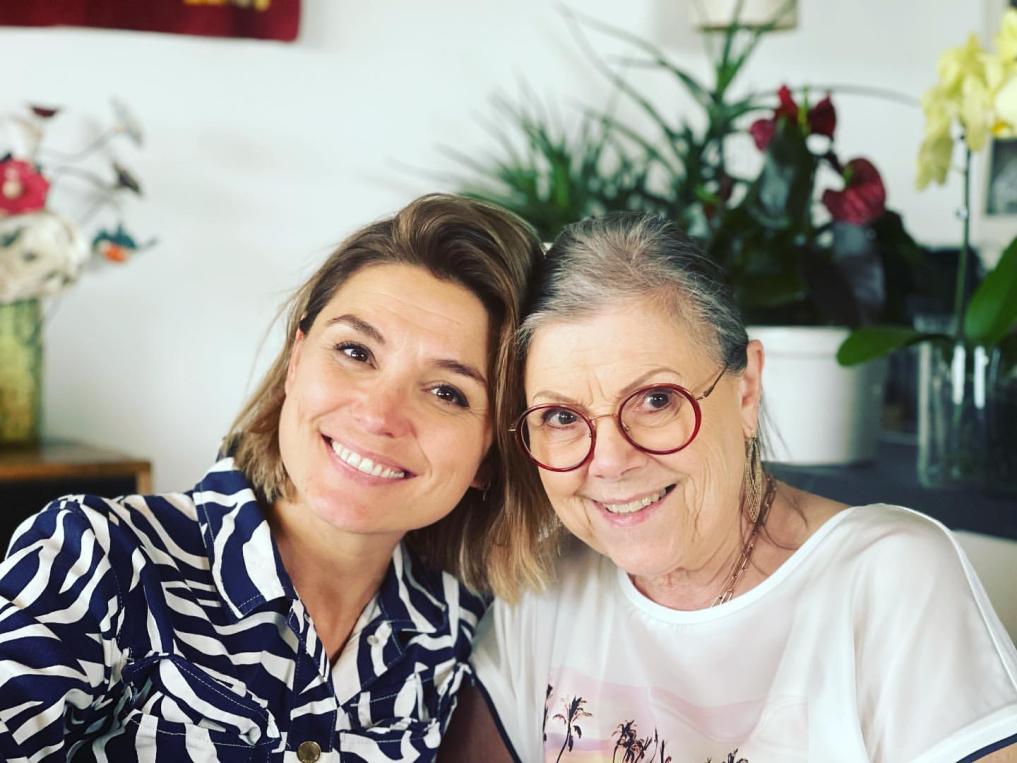 Evi Hanssen en haar mama Arlette
