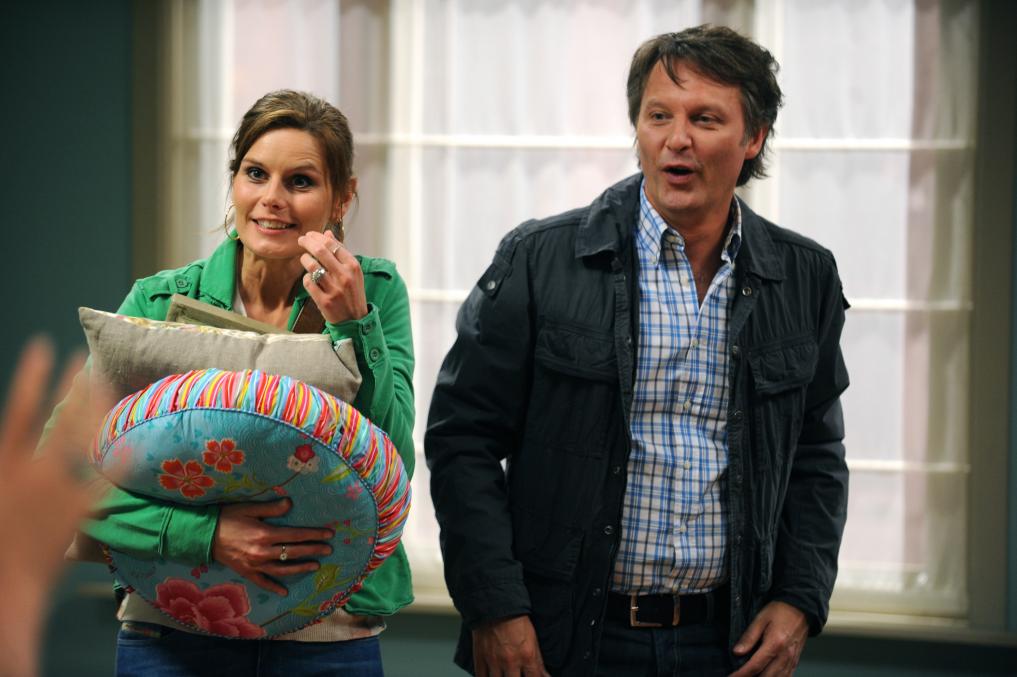 Chris Van Tongelen en Silvia Claes in Familie