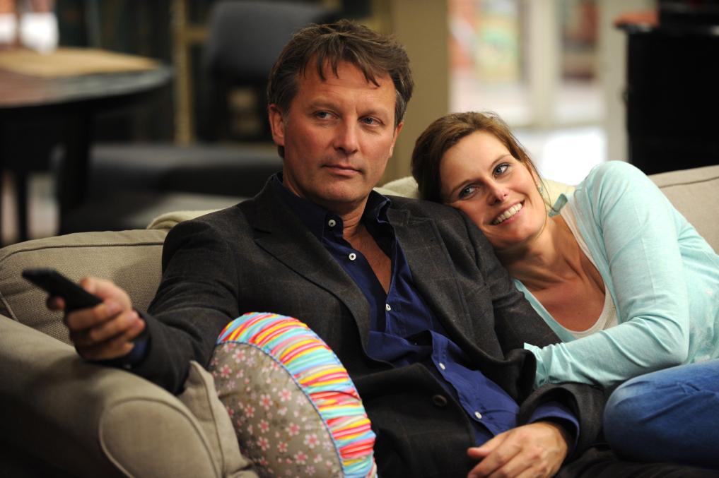 Chris Van Tongelen en Silvia Claes in Familie