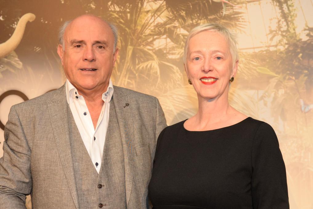 Herbert Flack met overleden vrouw Fabienne