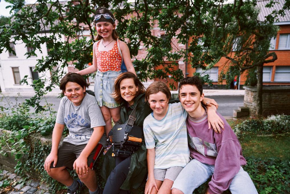 Matthijs Meertens (Laurens), Amber Metdepenningen (Tesje), regisseur Veerle Baetens, Rosa Marchant 