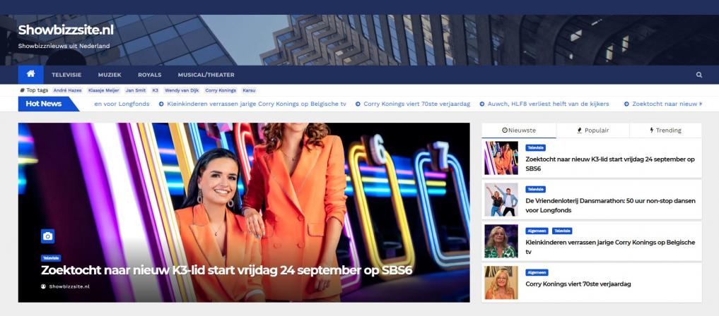 Showbizzsite.nl